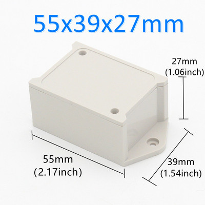 Plastmasas apvalka elektronisko instrumentu sadales kārba DIY iekštelpu savienojuma korpusa kabeļa atzars barošanas moduļa ķēdes uzstādīšanas kaste