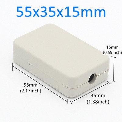 Plastmasas apvalka elektronisko instrumentu sadales kārba DIY iekštelpu savienojuma korpusa kabeļa atzars barošanas moduļa ķēdes uzstādīšanas kaste