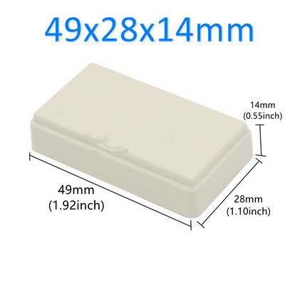 Plastmasas apvalka elektronisko instrumentu sadales kārba DIY iekštelpu savienojuma korpusa kabeļa atzars barošanas moduļa ķēdes uzstādīšanas kaste