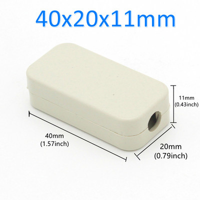 Plastmasas apvalka elektronisko instrumentu sadales kārba DIY iekštelpu savienojuma korpusa kabeļa atzars barošanas moduļa ķēdes uzstādīšanas kaste