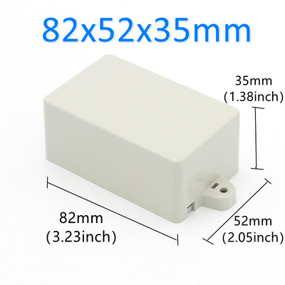 Plastmasas apvalka elektronisko instrumentu sadales kārba DIY iekštelpu savienojuma korpusa kabeļa atzars barošanas moduļa ķēdes uzstādīšanas kaste