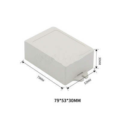 Plastmasas apvalka elektronisko instrumentu sadales kārba DIY iekštelpu savienojuma korpusa kabeļa atzars barošanas moduļa ķēdes uzstādīšanas kaste