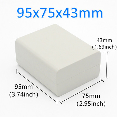 Plastmasas apvalka elektronisko instrumentu sadales kārba DIY iekštelpu savienojuma korpusa kabeļa atzars barošanas moduļa ķēdes uzstādīšanas kaste