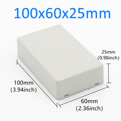 Plastmasas apvalka elektronisko instrumentu sadales kārba DIY iekštelpu savienojuma korpusa kabeļa atzars barošanas moduļa ķēdes uzstādīšanas kaste