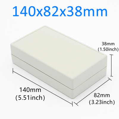 Plastmasas apvalka elektronisko instrumentu sadales kārba DIY iekštelpu savienojuma korpusa kabeļa atzars barošanas moduļa ķēdes uzstādīšanas kaste