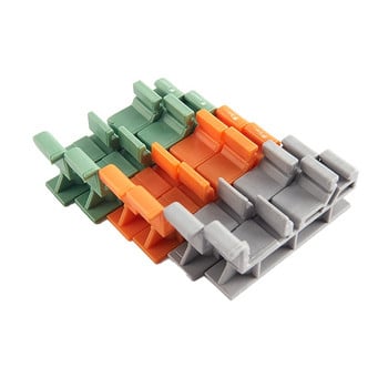 2 τμχ PCB 25mm DIN Rail Mounting Adapter Circuit Board Bracket Holder Carrier Clips Control Board Adapter Dropshipping