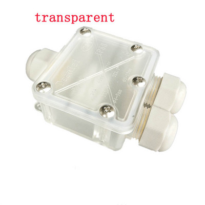 Trīsceļu ūdensnecaurlaidīga savienojuma kārba IP68 4/5/6 kontaktu 4–14 mm elektrisko kabeļu vadu savienotāji 24A 450V ārējā elektriskā sadales kārba