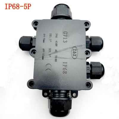 3 4 5 putna plastična vodootporna vanjska električna razvodna kutija IP68 spojna kabelska kutija za vanjsko ožičenje