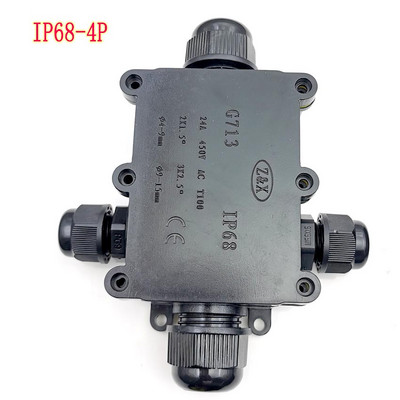 3 4 5 putna plastična vodootporna vanjska električna razvodna kutija IP68 spojna kabelska kutija za vanjsko ožičenje