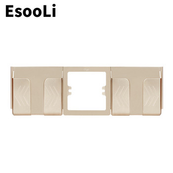 EsooLi Wall Socket Βάση τηλεφώνου Αξεσουάρ Smartphone Βάση στήριξης για κινητό τηλέφωνο Apple Samsung Huawei θήκη τηλεφώνου