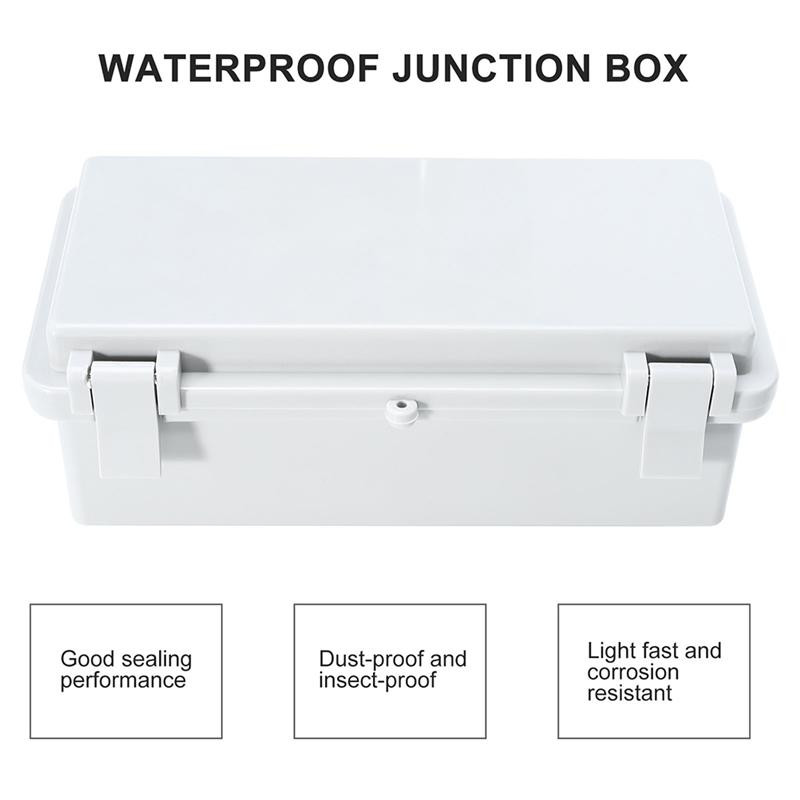 Väline harukarp Abs veekindel harukarp elektriprojekt jaotuskarp ABS ühenduskarp (lukuga kaabli ühenduskarp)