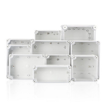 Αδιάβροχο κουτί διακλάδωσης IP67 ηλεκτρικό κουτί εξωτερικού χώρου διάφανο κάλυμμα ABS πλαστικό σφραγισμένο κουτί αδιάβροχο κουτί οργάνων