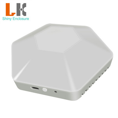 LK-R26 OEM Custom ABS Injection Electronic Wireless Router Case Network Πλαστικό περίβλημα 123x36mm