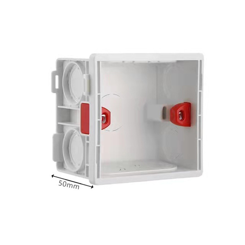 AXUS Junction Podesiva montažna kutija Unutarnja kazeta 86mm*83mm*50mm Za 86 Tip Touch Switch i USB utičnica Ožičenje Stražnja kutija