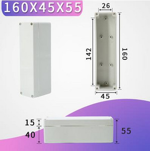 IP65 elektronička plastična kutija projektna kutija za vanjske ABS električne projekte Elektronsko kućište vanjska vodootporna kutija