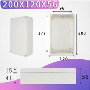 IP65 elektronička plastična kutija projektna kutija za vanjske ABS električne projekte Elektronsko kućište vanjska vodootporna kutija