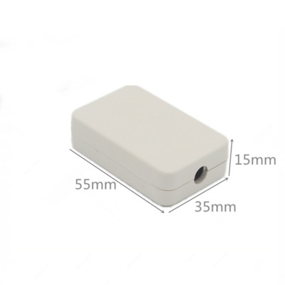 1 kom 55X35X15mm DIY Kućište Kutija za pohranu instrumenata Plastična razvodna kutija Utičnica za kabel crna i bijela mala kutija