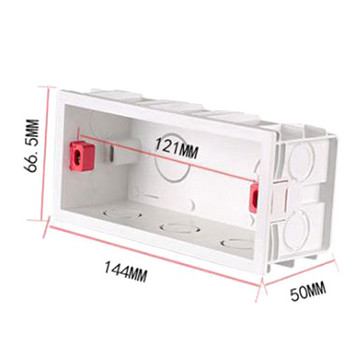 1 τεμ Πλαστικό κουτί με διακόπτη τοίχου Πρίζα τοίχου Κασέτα εσωτερικής τοποθέτησης Κουτί υποδοχής Dry Lining Box