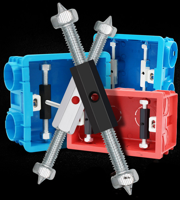 4kom Zidni prekidač Utičnica Kazeta Popravak Prekidač Kazeta Vijak Potporna šipka za utičnicu Popravak kazete Električni pribor