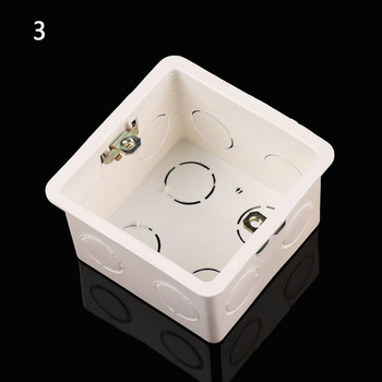 Висококачествен превключвател Касета Разклонителна кутия за стенен монтаж Light Touch Професионален огнеупорен капак за скрито дъно на контактите