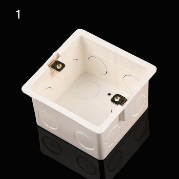 Висококачествен превключвател Касета Разклонителна кутия за стенен монтаж Light Touch Професионален огнеупорен капак за скрито дъно на контактите