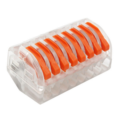 Kompaktne CONNEKTOR Universaalne CABLE 222 CABLE Connector, Traat Connector, 30/50/100 Piece Kaabliklemm 212, Klemmiploki värv