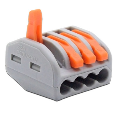 Kompaktne CONNEKTOR Universaalne CABLE 222 CABLE Connector, Traat Connector, 30/50/100 Piece Kaabliklemm 212, Klemmiploki värv