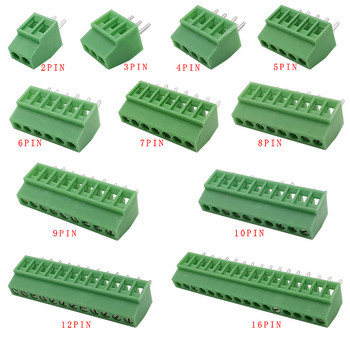 5/10 τμχ KF128 2,54mm PCB Mini Screw Terminal Blocks Connector for Wires KF128-2,54 2P 3P 4P 5P 6P 7P 8P 9P 10P 12P 16P Terminal