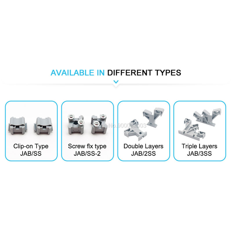 10Gb AB3 SS neitrāla kopnes atbalsta kronšteins vairāku līmeņu 3 trīsslāņu stiprinājuma elektriskās vadības skapis AB 3SS DIN sliedes turētājs