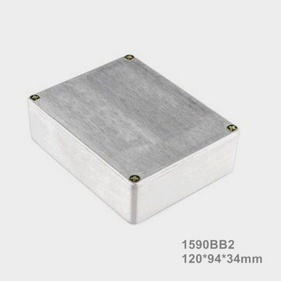 Lietie alumīnija Stomp Box ģitāras efektu pedāļi Korpusi Hammond 1590BB 1590A 1590LB 1590XX 1590DD Mūzikas instrumentu futrālis