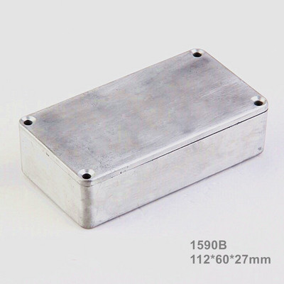 Lietie alumīnija Stomp Box ģitāras efektu pedāļi Korpusi Hammond 1590BB 1590A 1590LB 1590XX 1590DD Mūzikas instrumentu futrālis