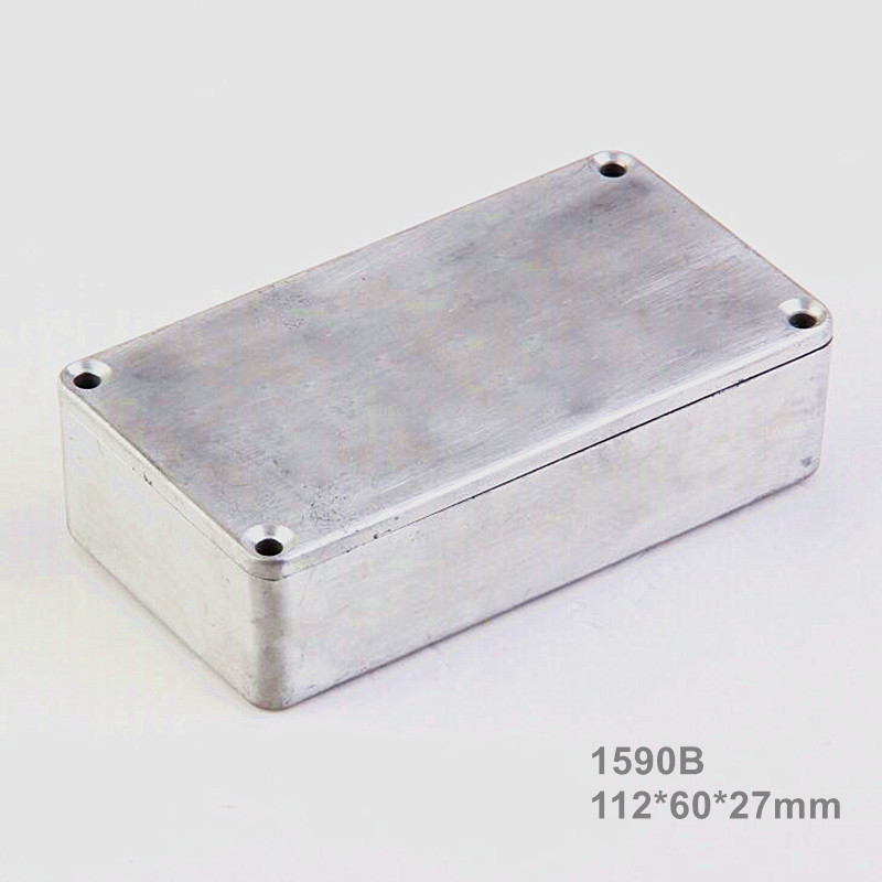 Lietie alumīnija Stomp Box ģitāras efektu pedāļi Korpusi Hammond 1590BB 1590A 1590LB 1590XX 1590DD Mūzikas instrumentu futrālis