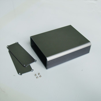 Δωρεάν αποστολή 120*45 περίβλημα αλουμινίου με ψύκτρα PCB Instrument Box DIY Electronic Project Case 120mm*45mm*150/200mm