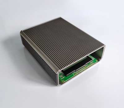 Bezmaksas piegāde 120 * 45 alumīnija korpusa apvalks ar radiatoru PCB instrumentu kārbu DIY elektroniskā projekta korpuss 120 mm * 45 mm * 150/200 mm