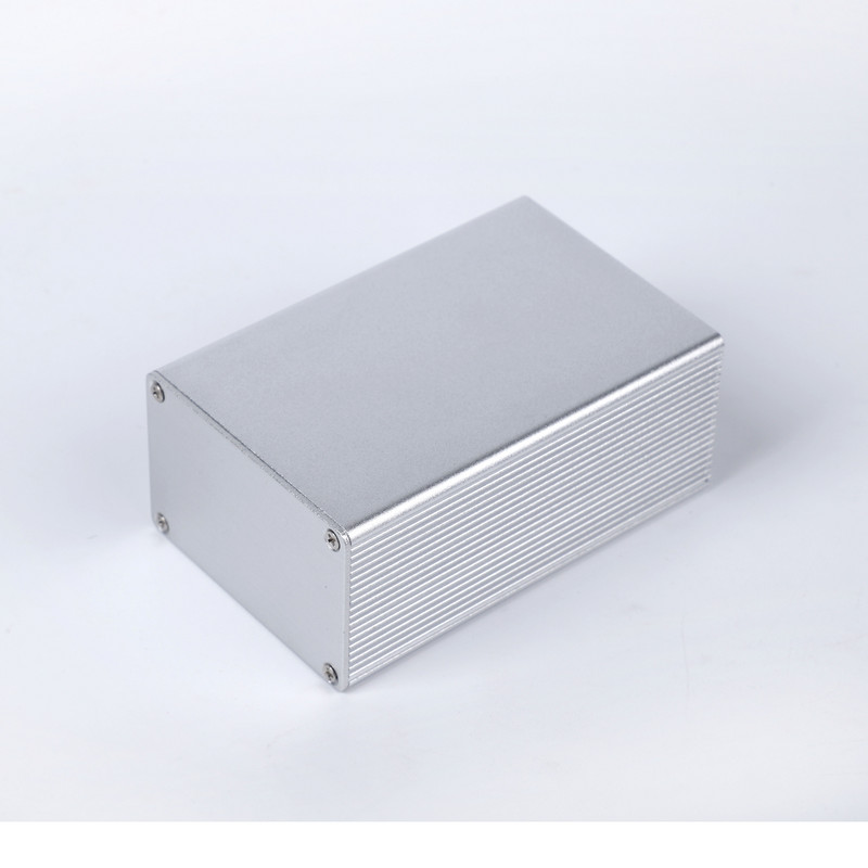 Besplatna dostava 66*43 srebrno/crno aluminijsko kućište Mini elektronička projektna kutija 66*43*100 mm može se izbušiti, s slovima