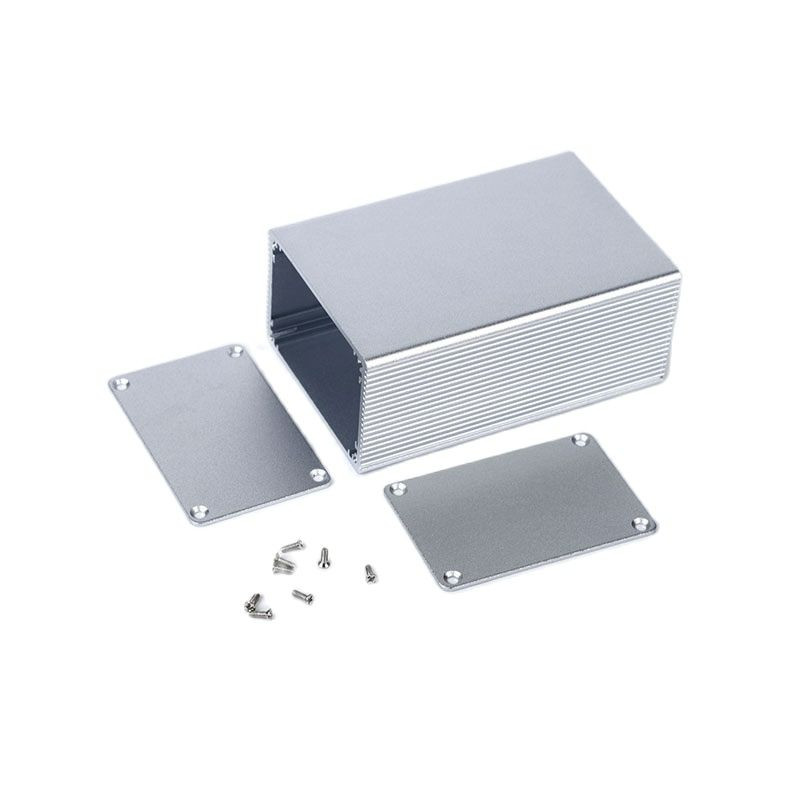 Besplatna dostava 66*43 srebrno/crno aluminijsko kućište Mini elektronička projektna kutija 66*43*100 mm može se izbušiti, s slovima