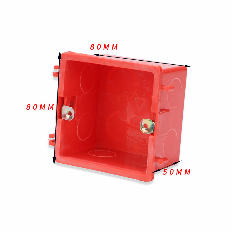 Ukrasna razvodna kutija Tip 86 Kazeta za spajanje Skrivanje zalihe Razvodna kutija Zidni prekidač Utičnica Donja kutija Univerzalna