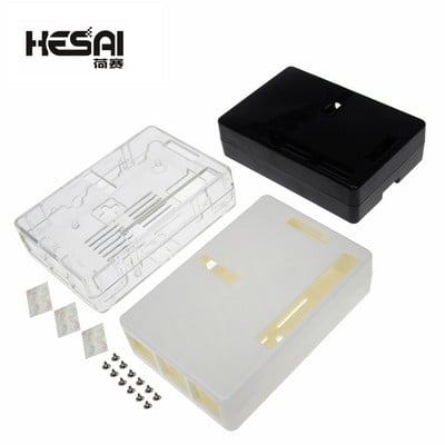 Clear Case for Raspberry Pi B+&Raspberry Pi 3 Model B Case Μαύρο/Άσπρο/Διαφανές από SB Components Πλαστικό κουτί Πρόσβαση σε όλες τις θύρες