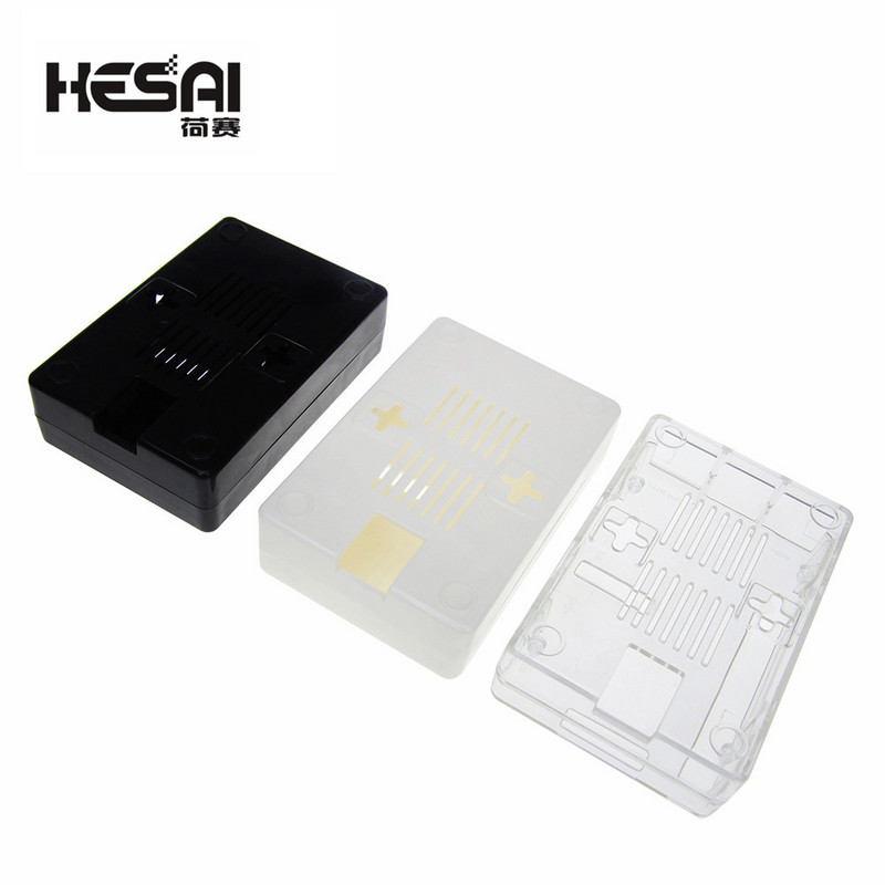 Prozirno kućište za Raspberry Pi B+&Raspberry Pi 3 Model B, crno/bijelo/prozirno od SB Components Plastična kutija Pristup svim priključcima