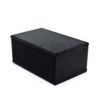 Περίβλημα αλουμινίου 66*43*100mm Ασημί/Μαύρη αδιάβροχη θήκη PCB DIY Instrument Electronic Project Protective Box
