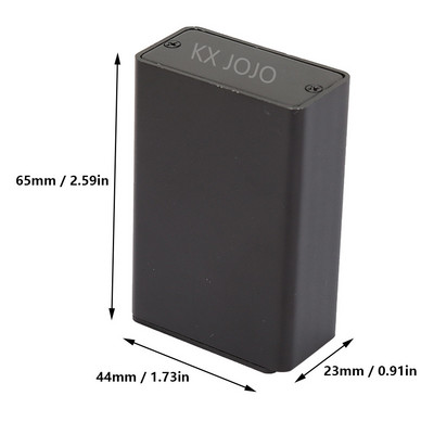 Alumīnija korpuss 44 * 23 * 60/65 mm ūdensizturīgs sadales kārba DIY elektroniskais korpuss PCB projekta instrumentu pastiprinātāja korpuss metāls