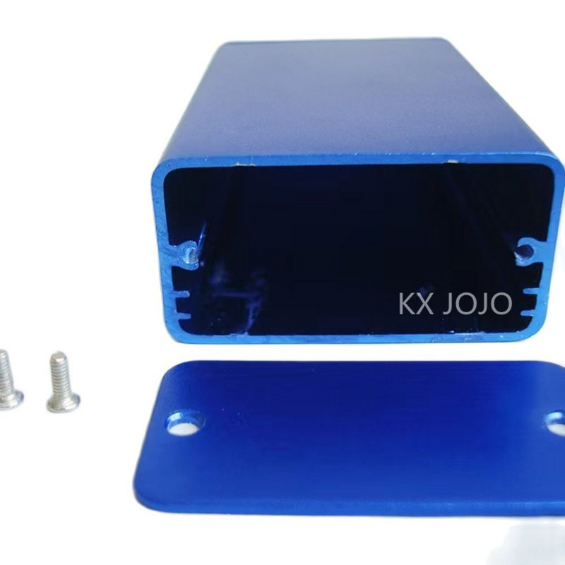 Alumīnija korpuss 44 * 23 * 60/65 mm ūdensizturīgs sadales kārba DIY elektroniskais korpuss PCB projekta instrumentu pastiprinātāja korpuss metāls