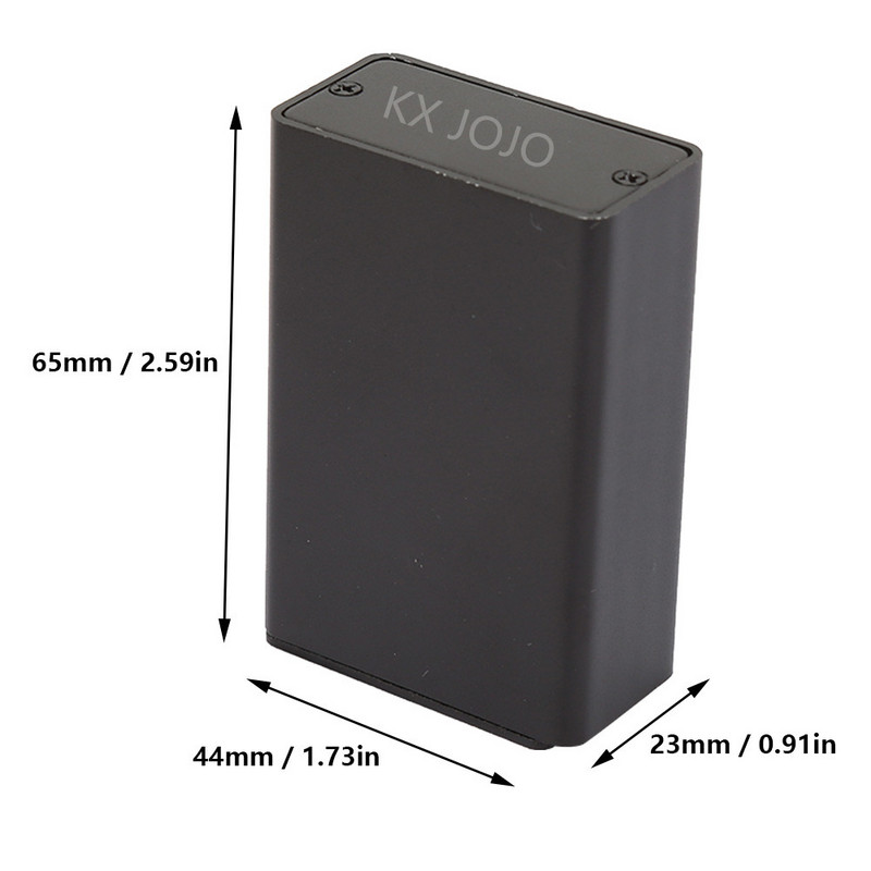 Alumīnija korpuss 44 * 23 * 60/65 mm ūdensizturīgs sadales kārba DIY elektroniskais korpuss PCB projekta instrumentu pastiprinātāja korpuss metāls
