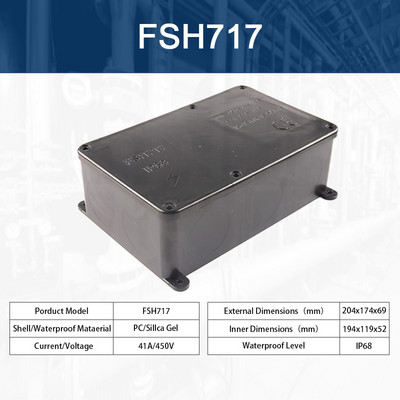 IP66 Vodootporna vanjska spojna kutija za električni kabel s priključnim priključnim blokom Može izrezati rupe Pribor za ožičenje DIY GO