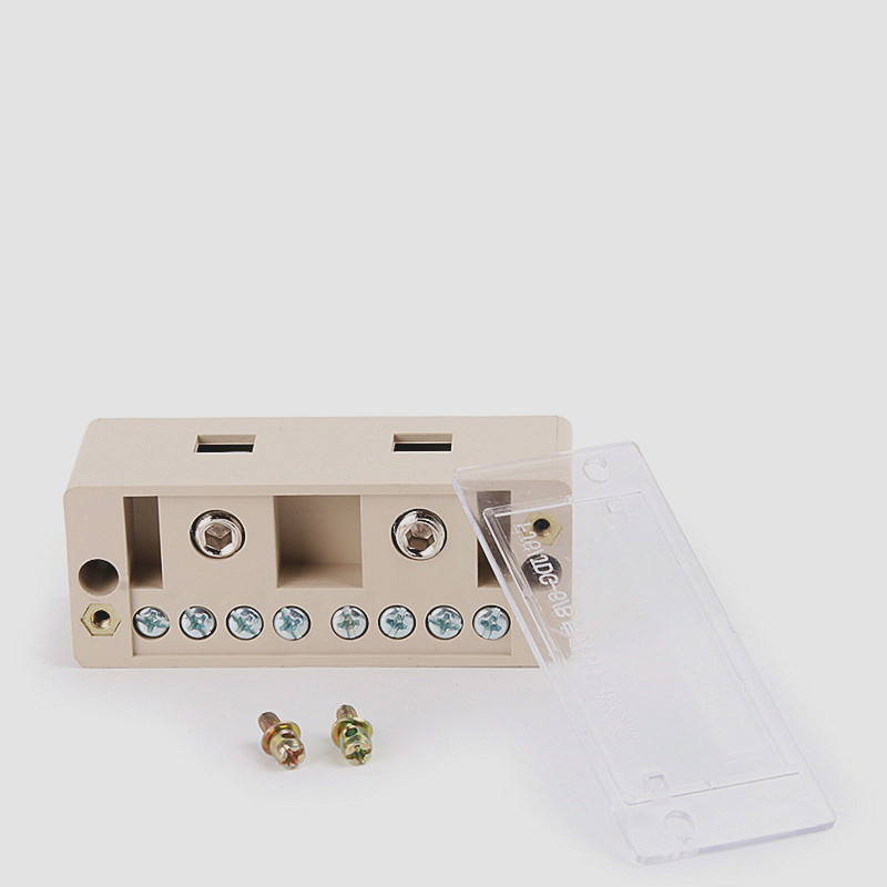 1kom razvodne kutije, razdjelnik žice, 2 ulaza 4/6/8/12 izlaza terminal blok FJ6 i 220V kućanstvo