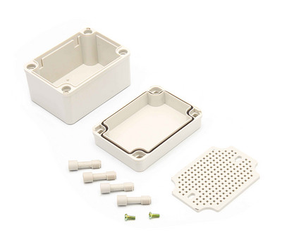 IP67 vodootporno plastično ABS kućište za elektroniku s pločom za ugradnju Električni prozirni poklopac Kućište Razvodna kutija