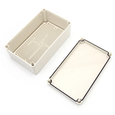 IP67 vodootporno plastično ABS kućište za elektroniku s pločom za ugradnju Električni prozirni poklopac Kućište Razvodna kutija