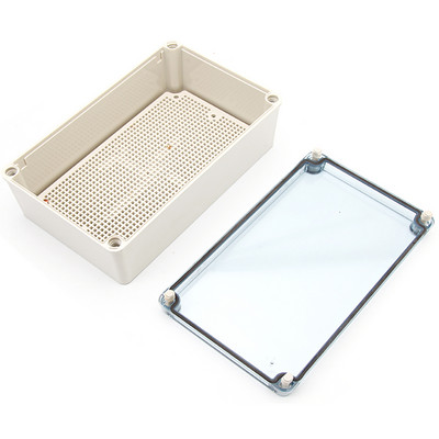 IP67 vodootporno plastično ABS kućište za elektroniku s pločom za ugradnju Električni prozirni poklopac Kućište Razvodna kutija