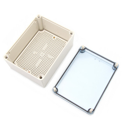 IP67 vodootporno plastično ABS kućište za elektroniku s pločom za ugradnju Električni prozirni poklopac Kućište Razvodna kutija