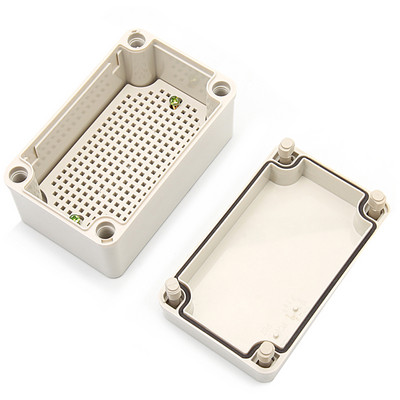 IP67 vodootporno plastično ABS kućište za elektroniku s pločom za ugradnju Električni prozirni poklopac Kućište Razvodna kutija